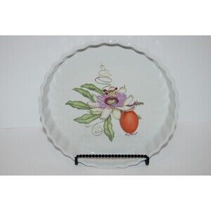 Bonne Cuisine French Passion Fruit Quiche Tart Pie Flan Baking Dish 9” - Read